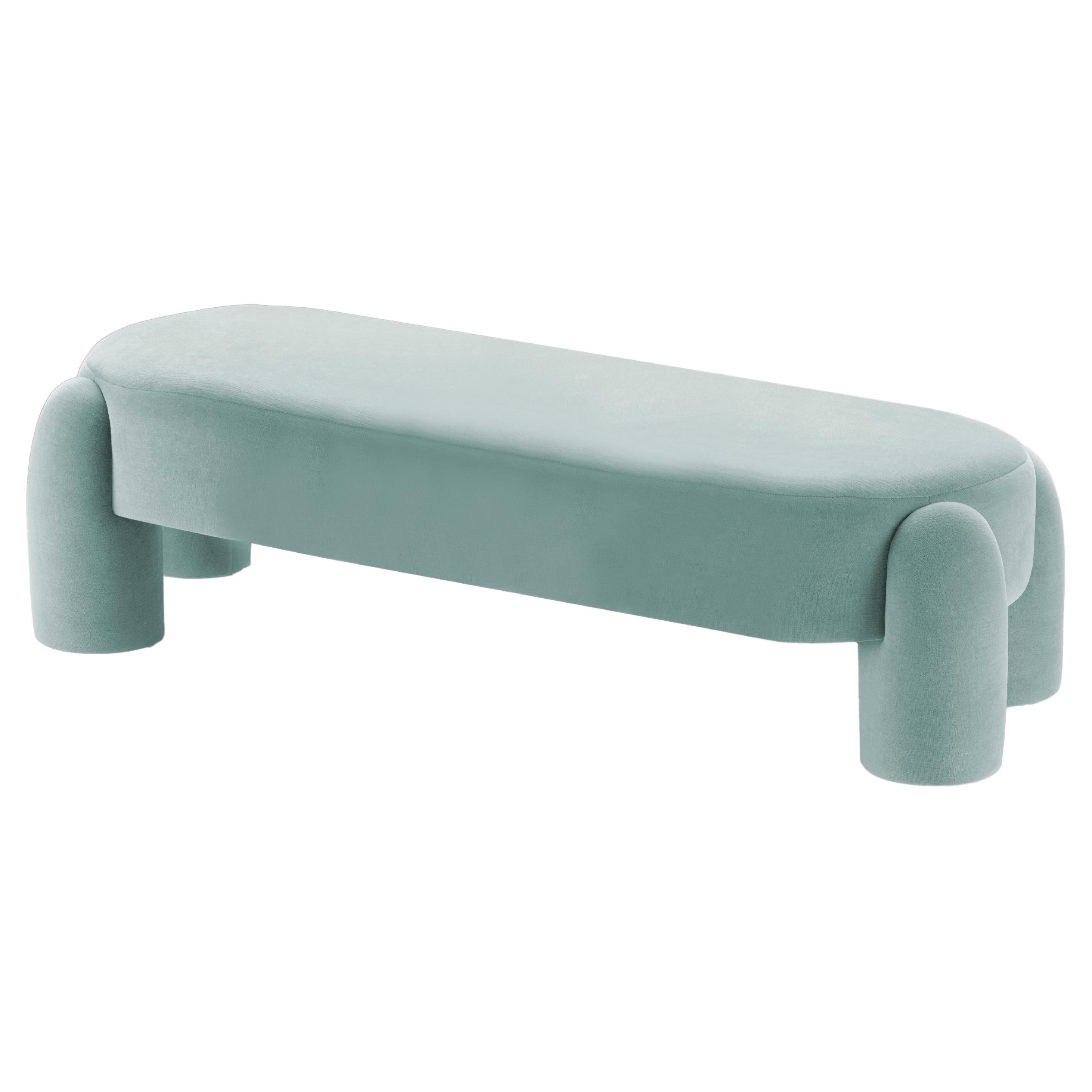 DOOQ Organic Modern Marlon Daybed I, Mint Kvadrat by P. Franceschini, w=150