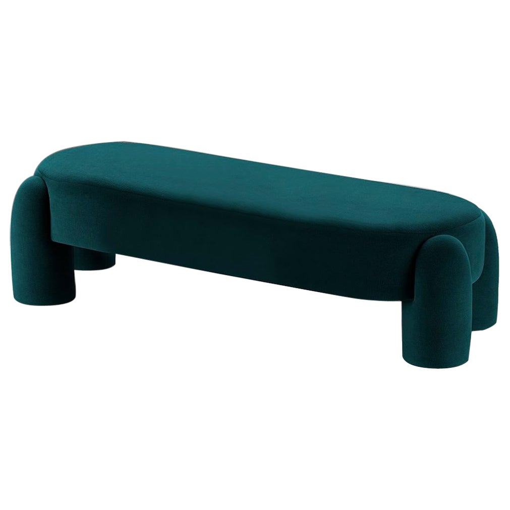 DOOQ Cama de día Marlon Organic Modern I, Teal by Pietro Franceschini, Anch=190