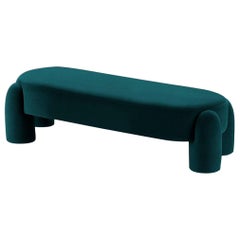 DOOQ Organisches modernes Marlon-Tagesbett I, Teal von Pietro Franceschini, w=190