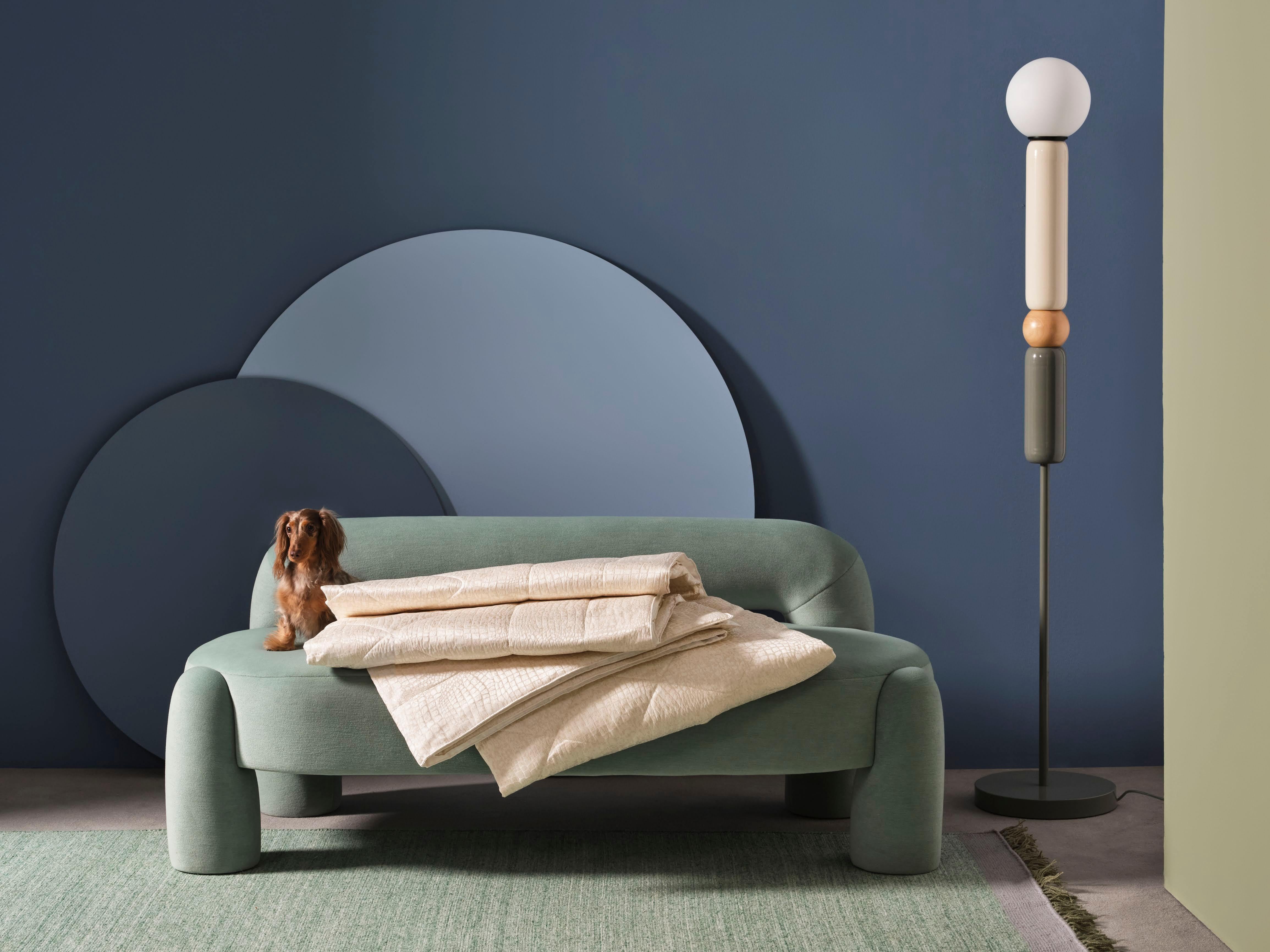 Portugais DOOQ Organic Modern Marlon Daybed II, Brown Kvadrat de P. Franceschini, w=190 en vente