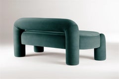 DOOQ Organic Modern Marlon Daybed II, Green by Pietro Franceschini, w=150cm