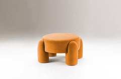 DOOQ Organic Modern Marlon Ottoman, Yellow Kvadrat by Pietro Franceschini