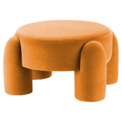 DOOQ Organic Modern Marlon Ottoman, Yellow Kvadrat by Pietro Franceschini