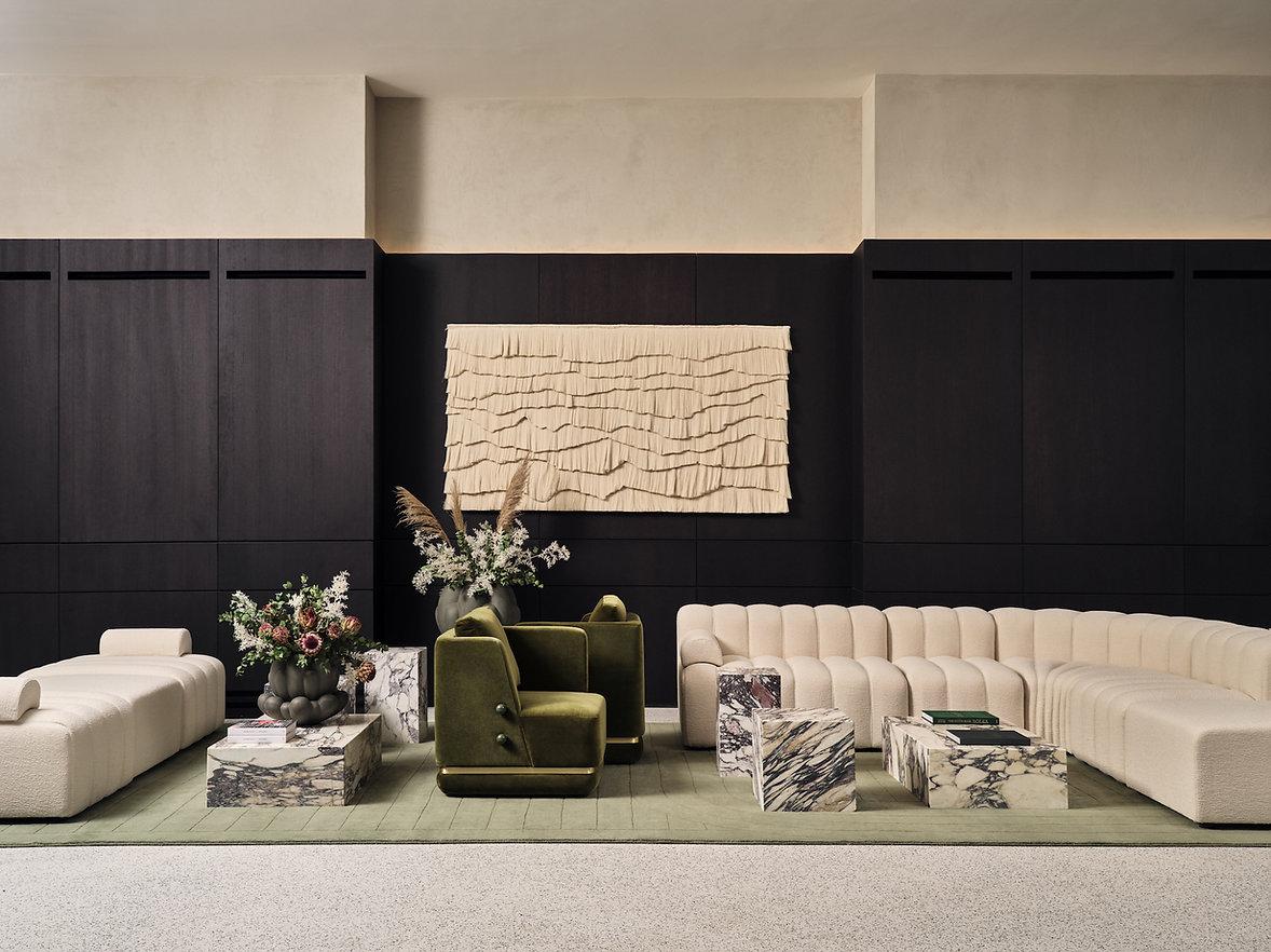 Swivel armchair with soft cotton velvet by Pierre Frey in Kiwi and Dijon color and satin brass detail. New and Made to Order. 

If you are planning on ordering an upholstery item with COM upholstery, please follow these instructions: 
- Let us know