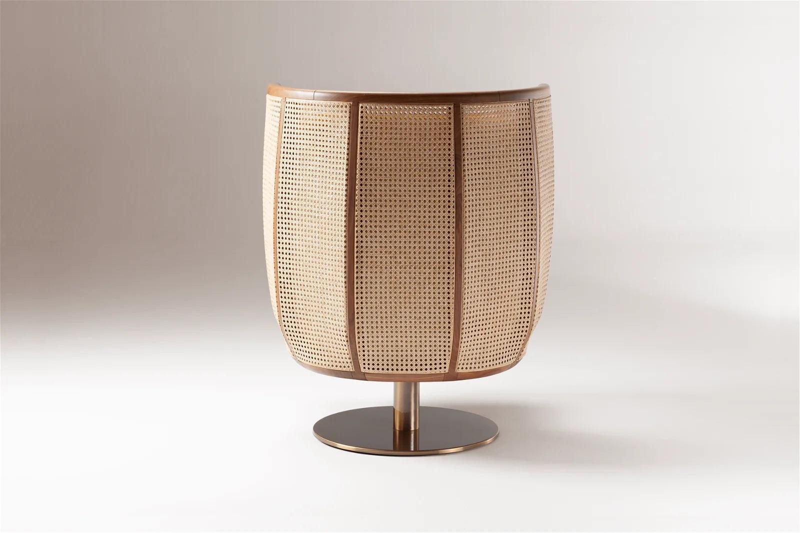 fauteuil pivotant vert
