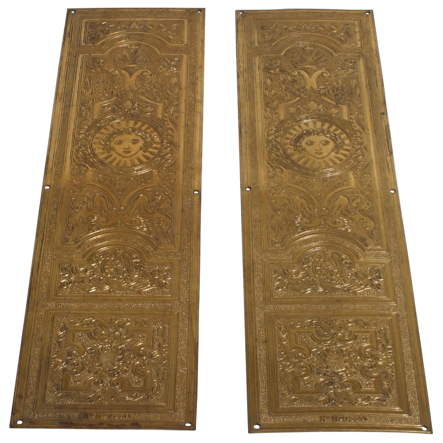 Door Finger Plates, circa 1885