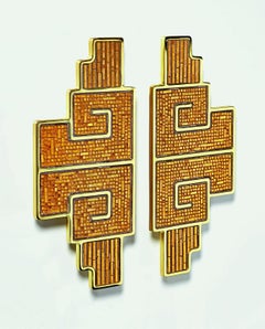 Door Handle Amazing Design Different finishes Decorate with Micromosaic