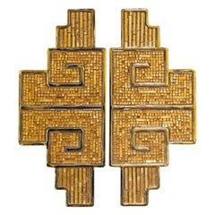 Tirador de Puerta Asombroso Diseño Diferentes acabados Decorar con Micromosaico