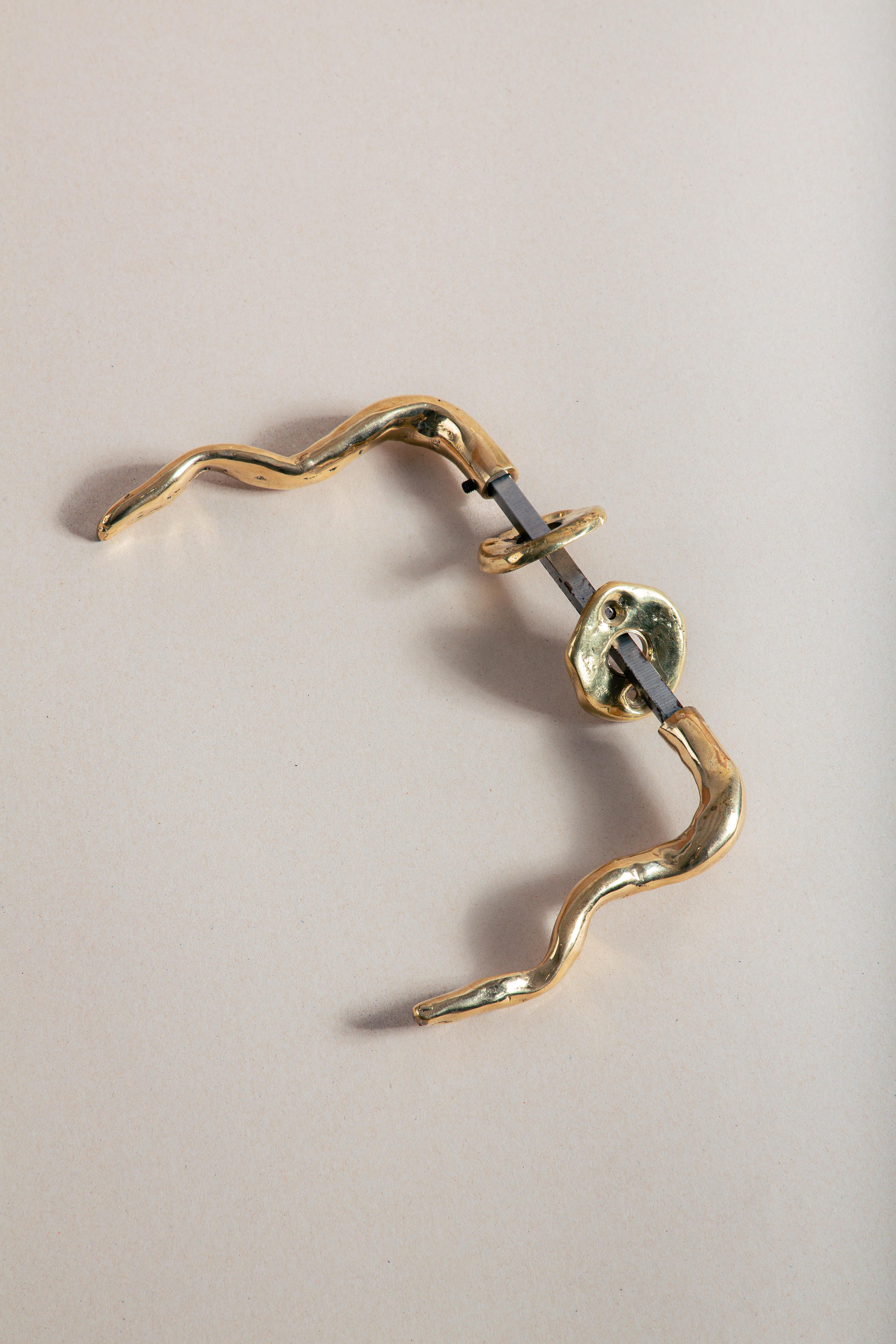 Cast Door Handle by Andrew de Freitas For Sale