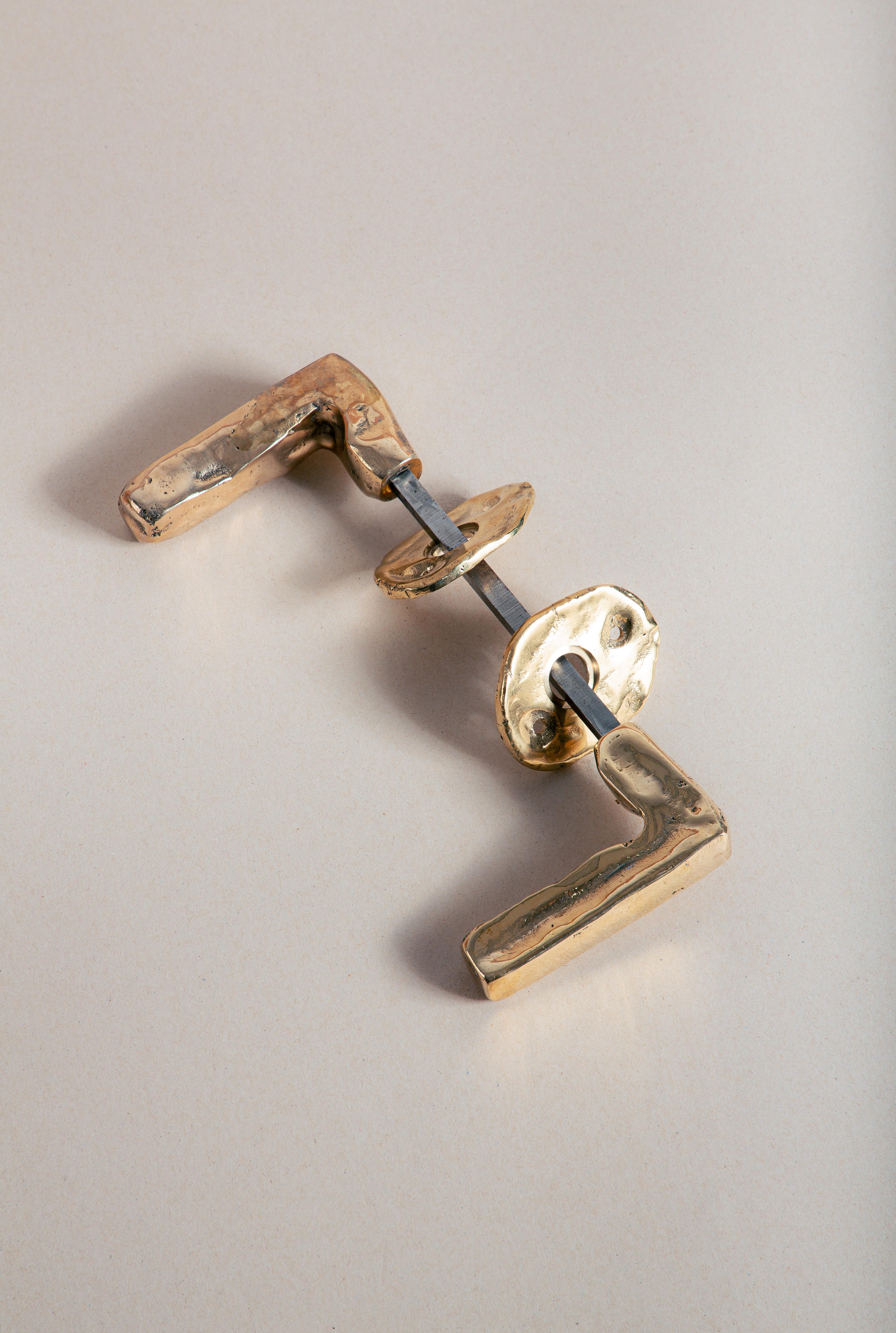 Cast Door Handle by Andrew de Freitas For Sale