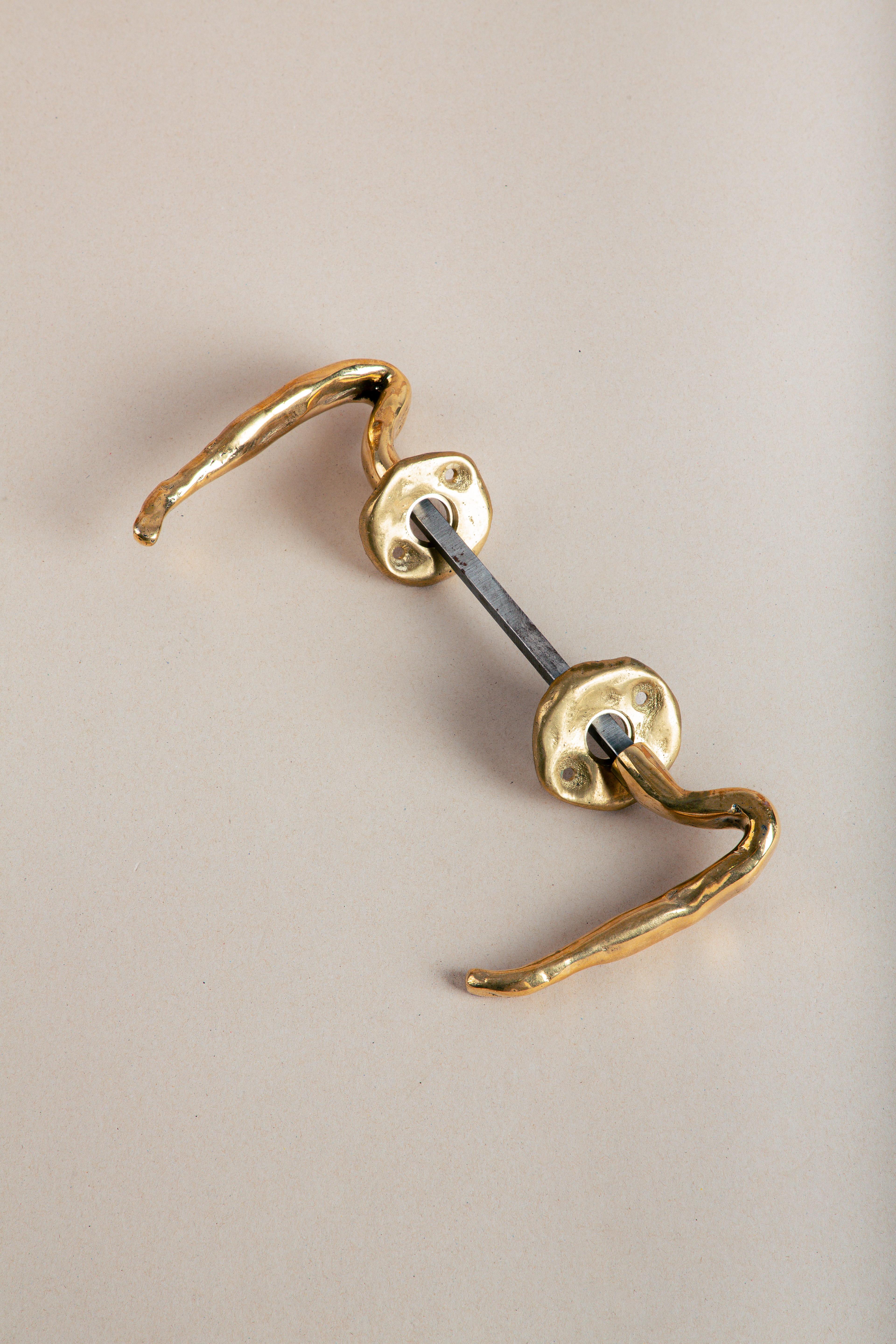 Cast Door Handle by Andrew de Freitas For Sale