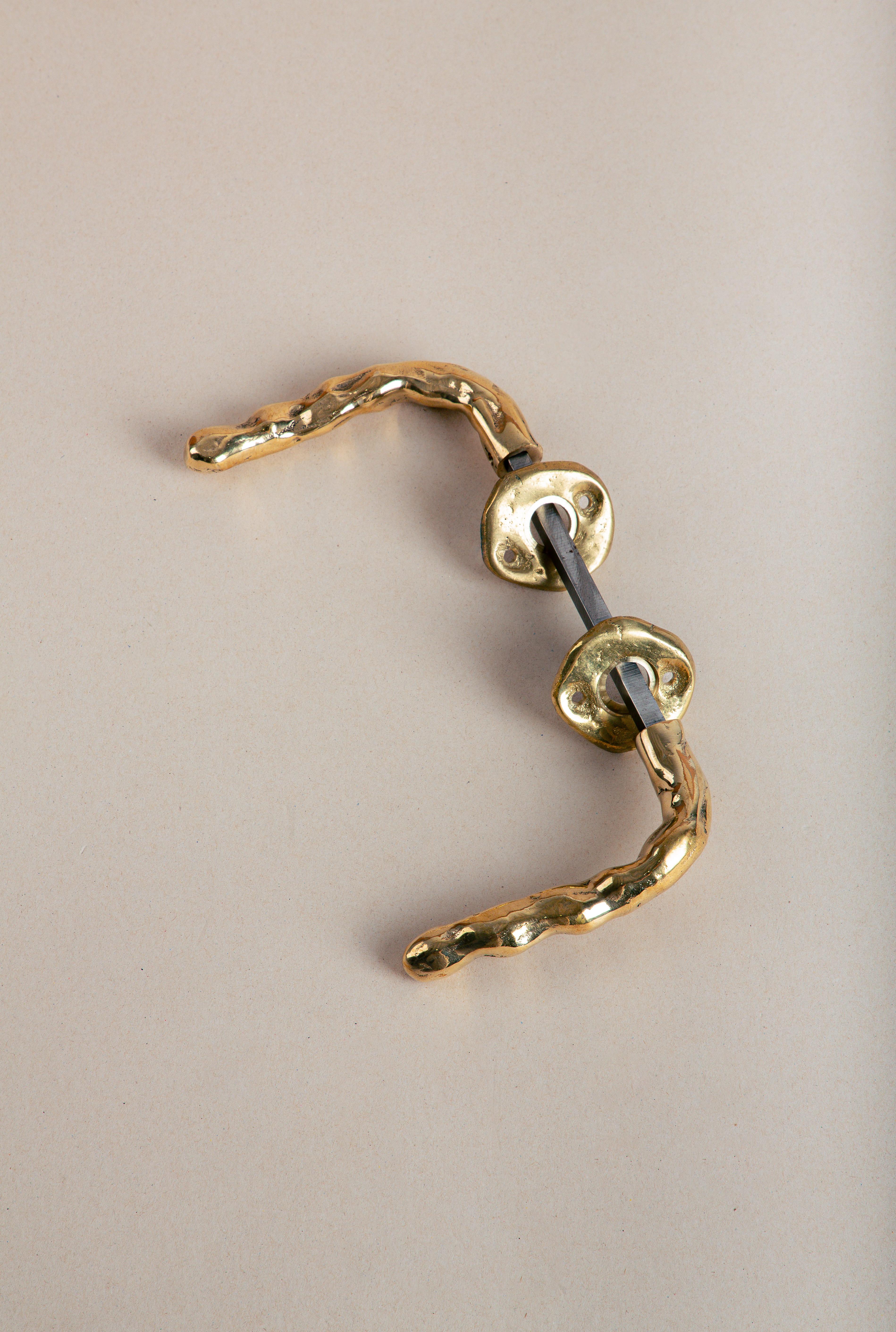 Cast Door Handle by Andrew de Freitas For Sale