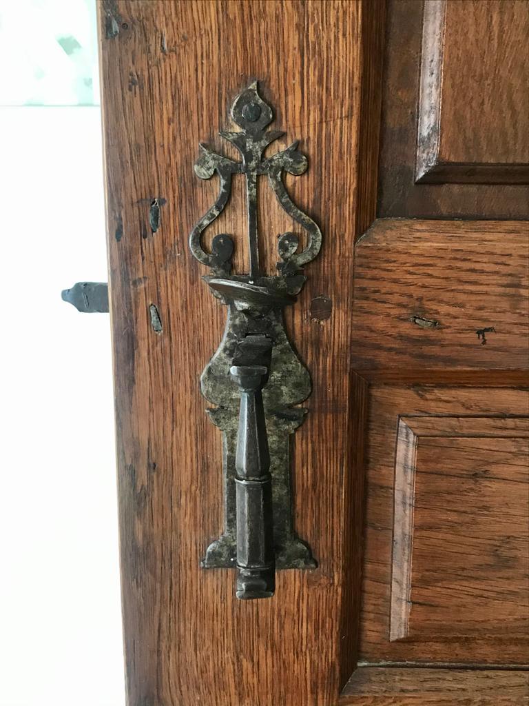 Door Handle, Wrought Iron 20th Century, Price Per Unit For Sale 1