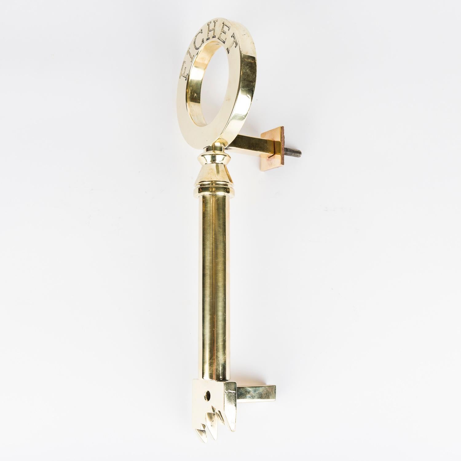Door handles in the form of keys by Alexandre Fiche of Paris For Sale 4