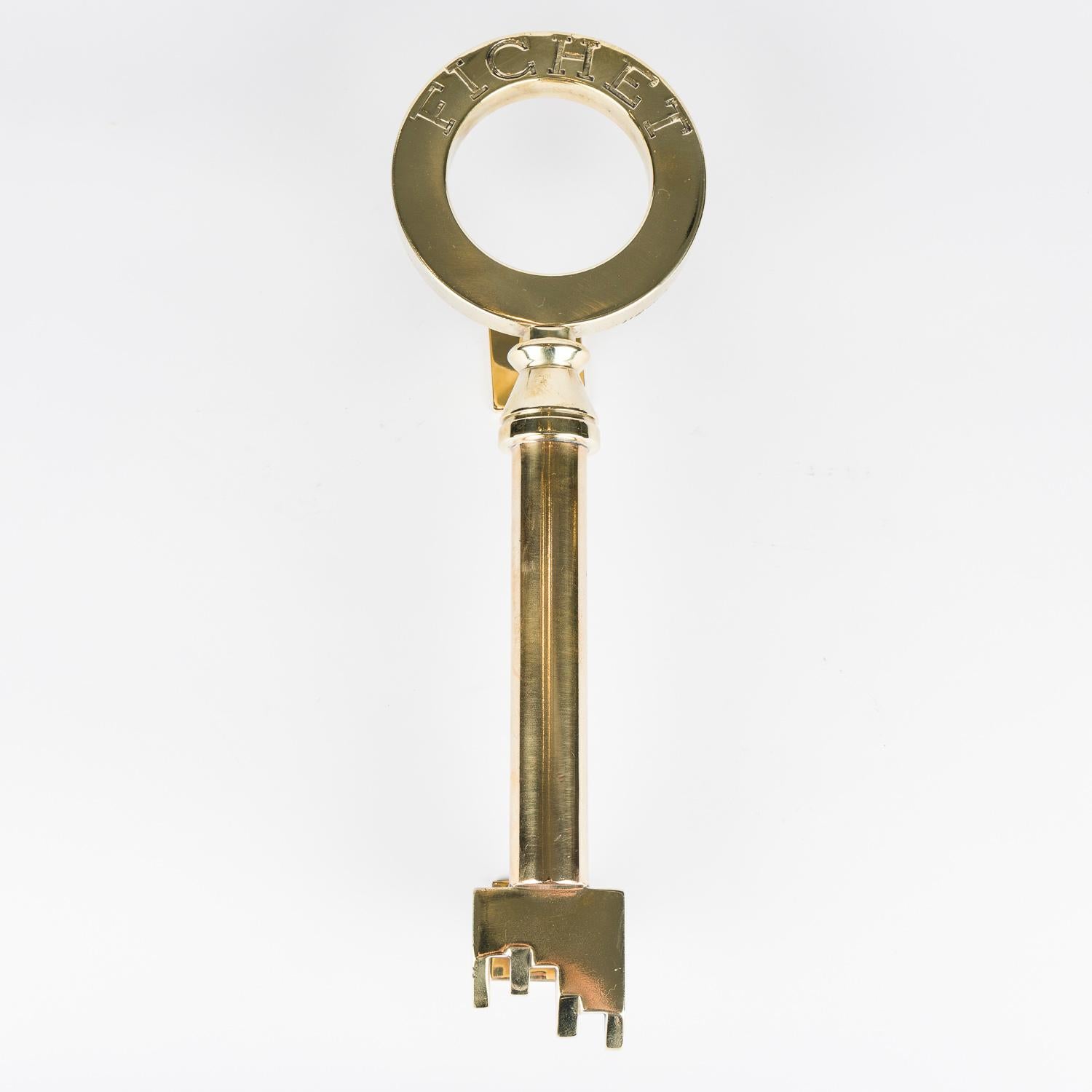 French Door handles in the form of keys by Alexandre Fiche of Paris For Sale