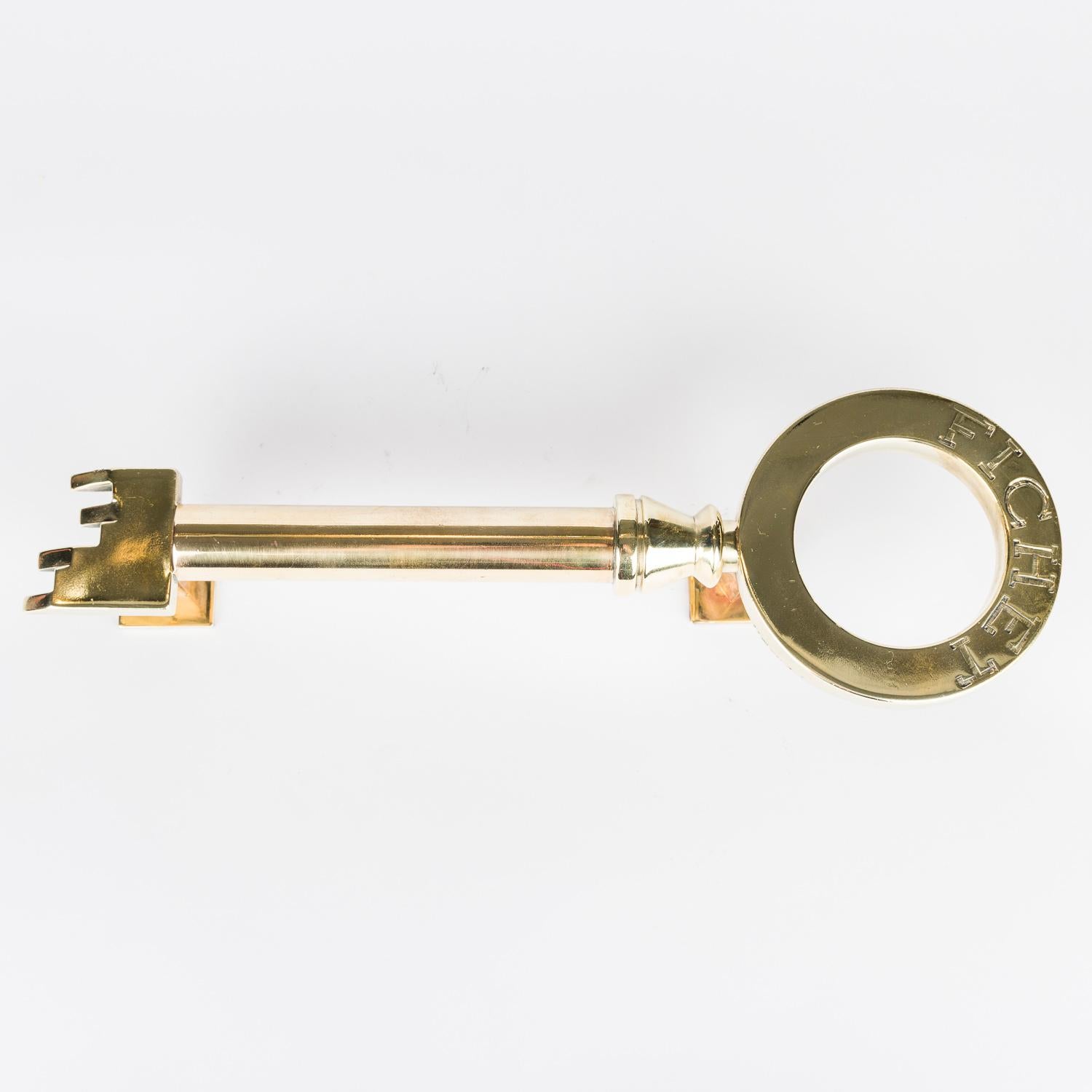 Door handles in the form of keys by Alexandre Fiche of Paris For Sale 1