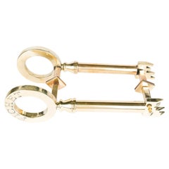 Door handles in the form of keys by Alexandre Fiche of Paris