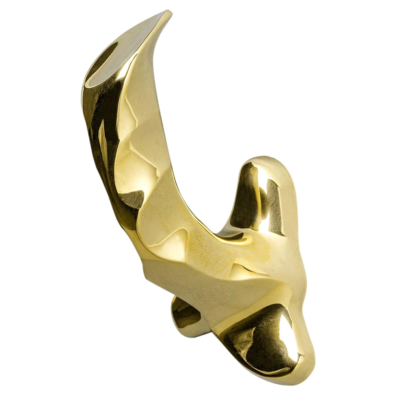 Door knob in solid brass model "Milà no.1" by Antoni Gaudi 20th century Spanish
