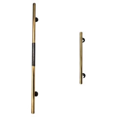 Poign�ée de porte PT/NO/10 en laiton patiné et martelé 70 cm