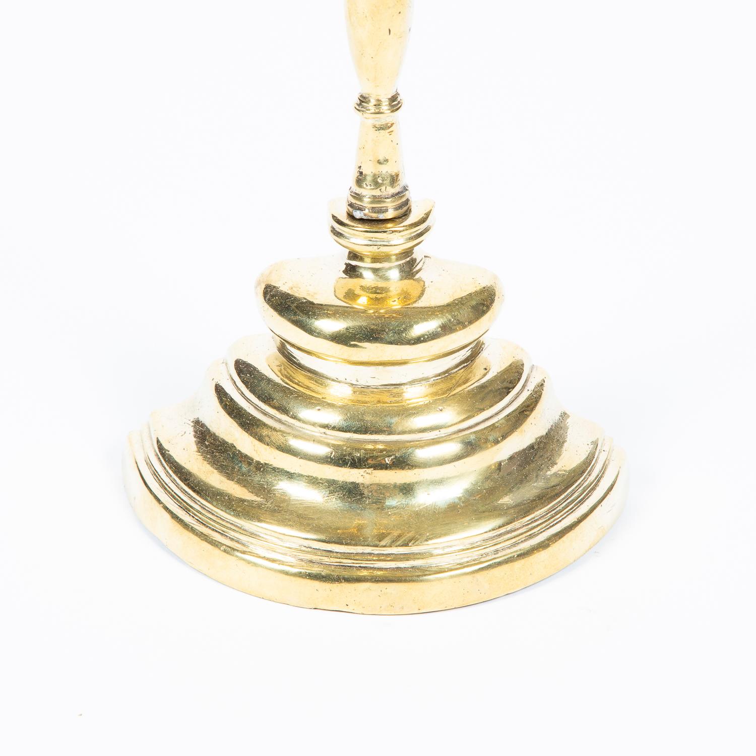 Door Stop, English, 19th Century, Brass with Weighted Base In Good Condition In London, GB