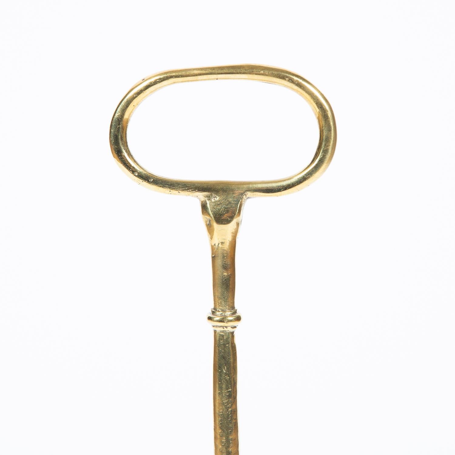 Door Stop, English, 19th Century, Brass with Weighted Base 1
