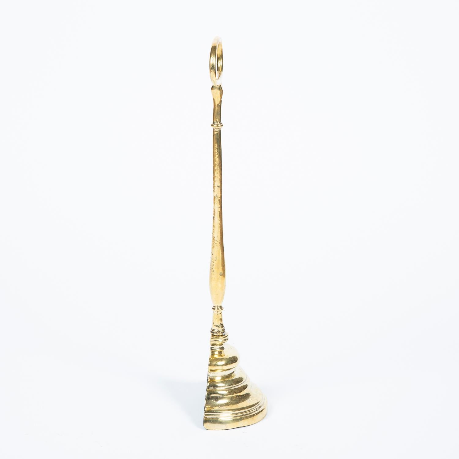 Door Stop, English, 19th Century, Brass with Weighted Base 2