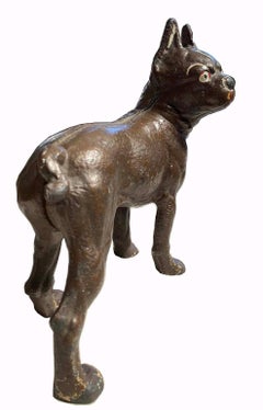 Doorstop Iron Dog 1915 Hubley