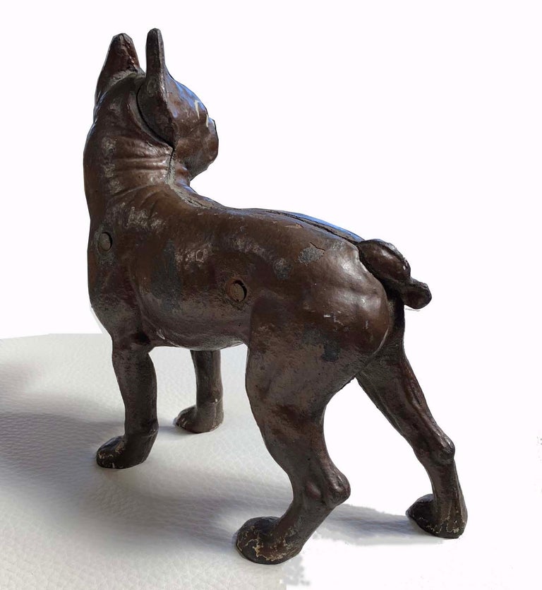 Doorstop Iron Dog 1915 Hubley For Sale at 1stDibs