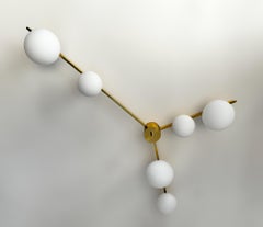 Doppio Trio Globe Flush Mount by Fabio Ltd