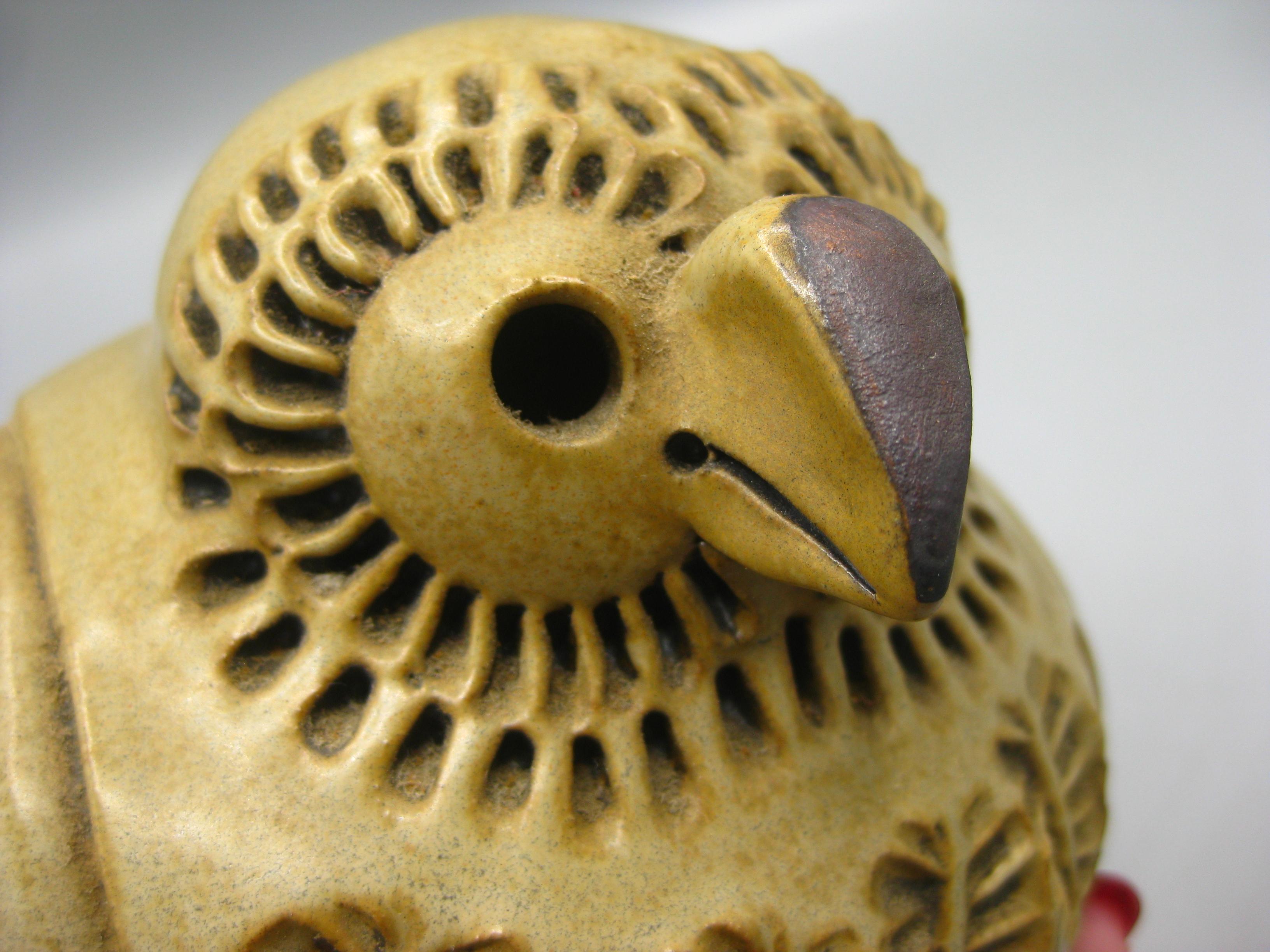 Dora De Larios California Pottery Diseño Cerámica Figurilla Búho Escultura en venta 3
