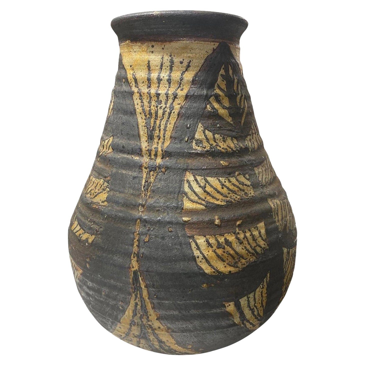 Dora De Larios Signed Mid-Century Modern California Studio Pottery Large Vase