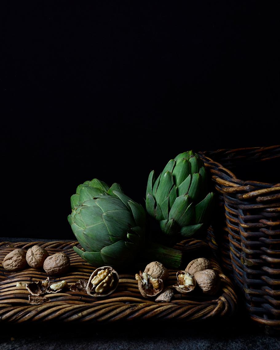 Dora Franco Color Photograph - Alcachofas. From The Bodegones  still life color photography series