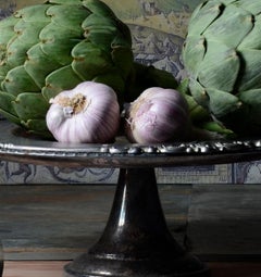 Alcachofas con Tetera. From The Bodegones still life color photography  series