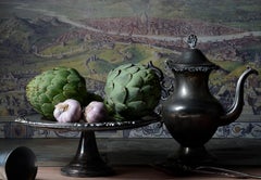 Alcachofas y ajos. From The Bodegones still life color photography  series