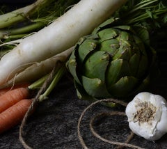 Bodegón verduras II. Von The Bodegones Stillleben-Farbfotografie  Serie
