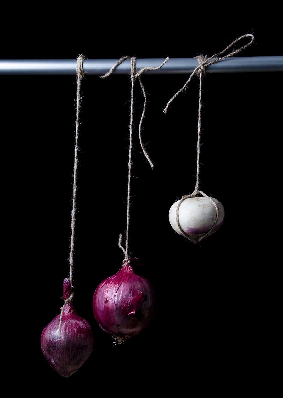 Dora Franco Color Photograph - Cebollas con nabo. From The Bodegones still life color photography  series