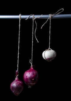 Cebollas con nabo. De The Bodegones nature morte photographie couleur  série