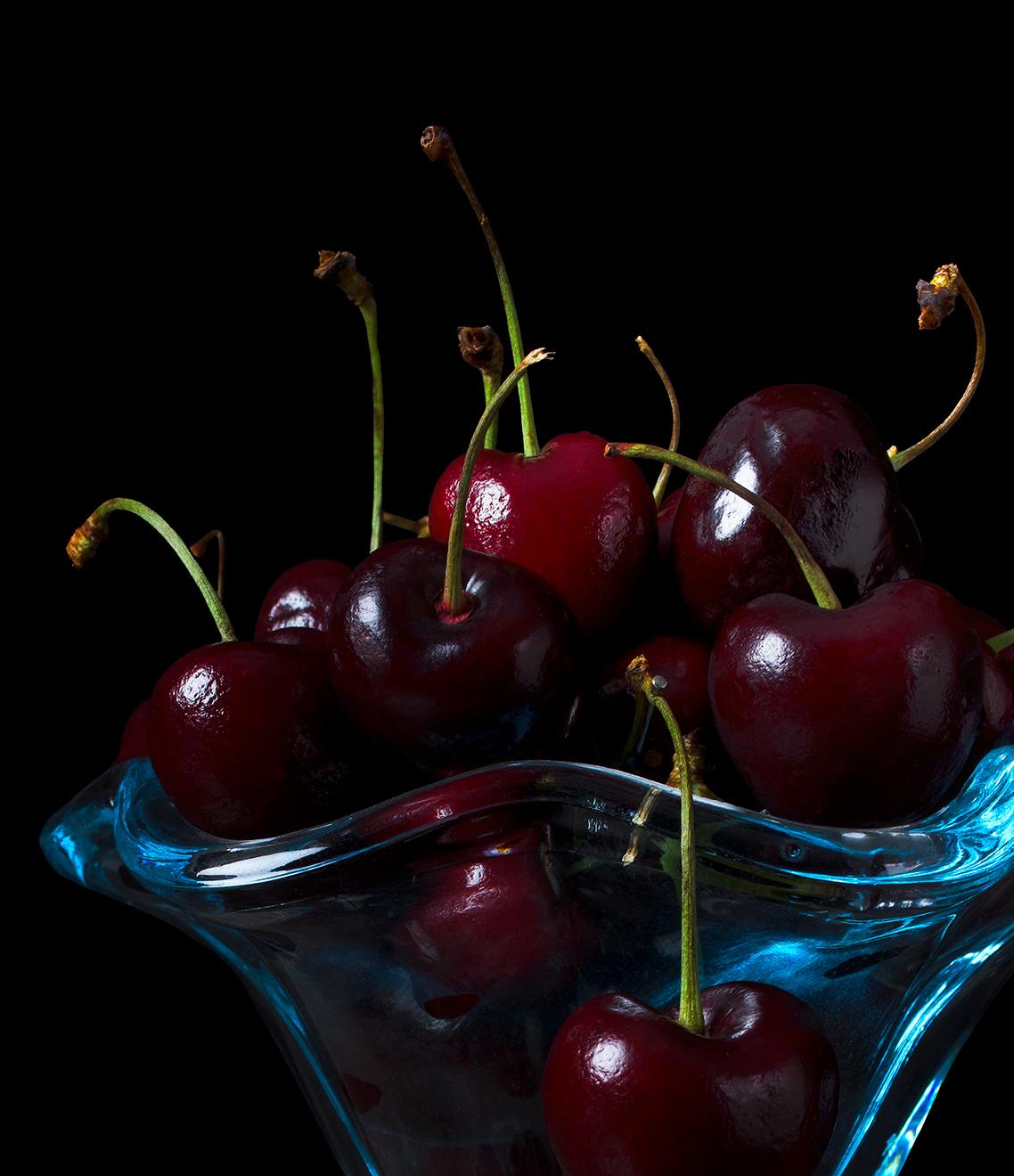 Cerezas. From The Bodegones still life color photography  series - Photograph by Dora Franco