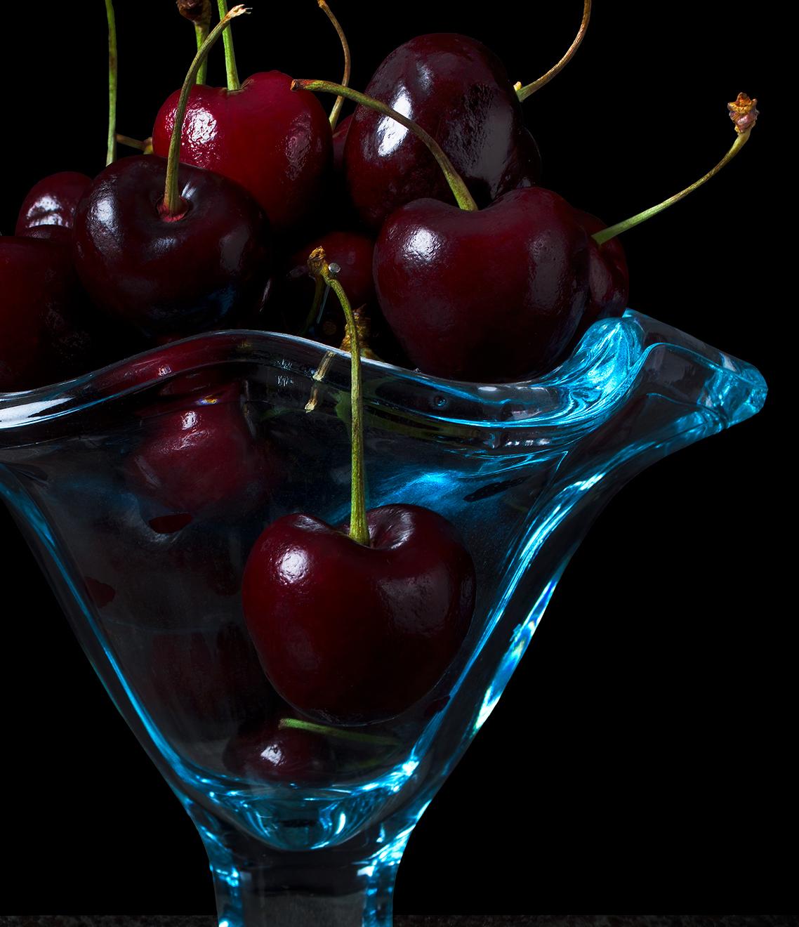 Cerezas. From The Bodegones still life color photography  series - Contemporary Photograph by Dora Franco