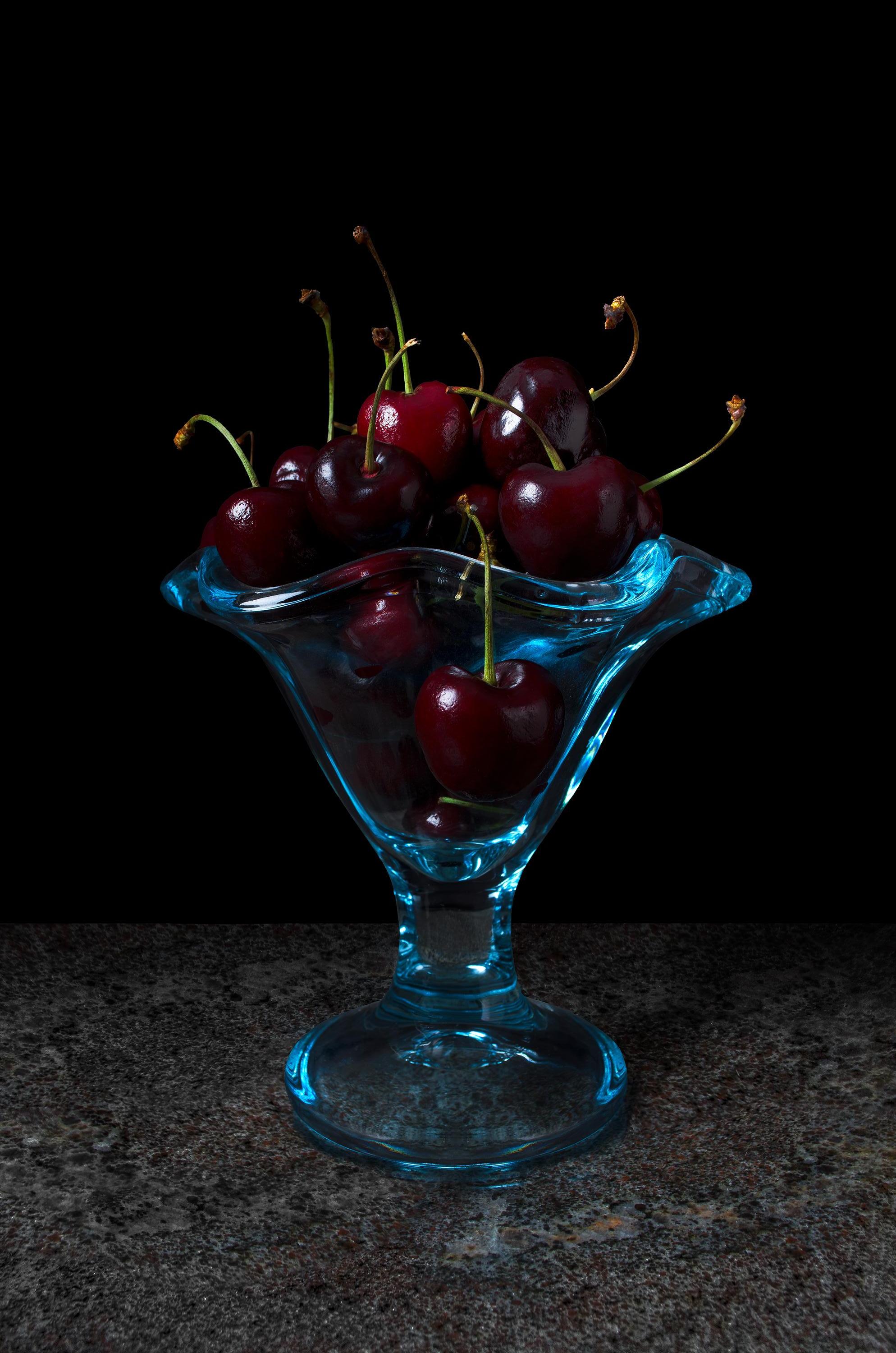 Dora Franco Color Photograph - Cerezas. From The Bodegones still life color photography  series