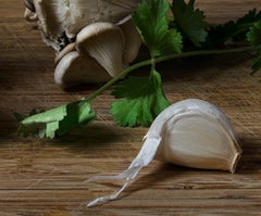 Hongos con Ajo. From The Bodegones still life color photography series