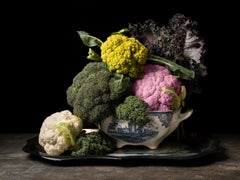 Coliflores. From the  Bodegones still life color photography series
