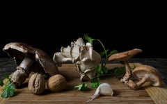 Hongos con Ajo. From The Bodegones still life color photography  series