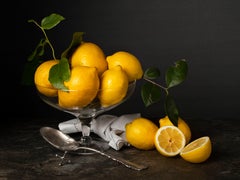 Limones con Cuchara. From The Bodegones series. Still life color photography