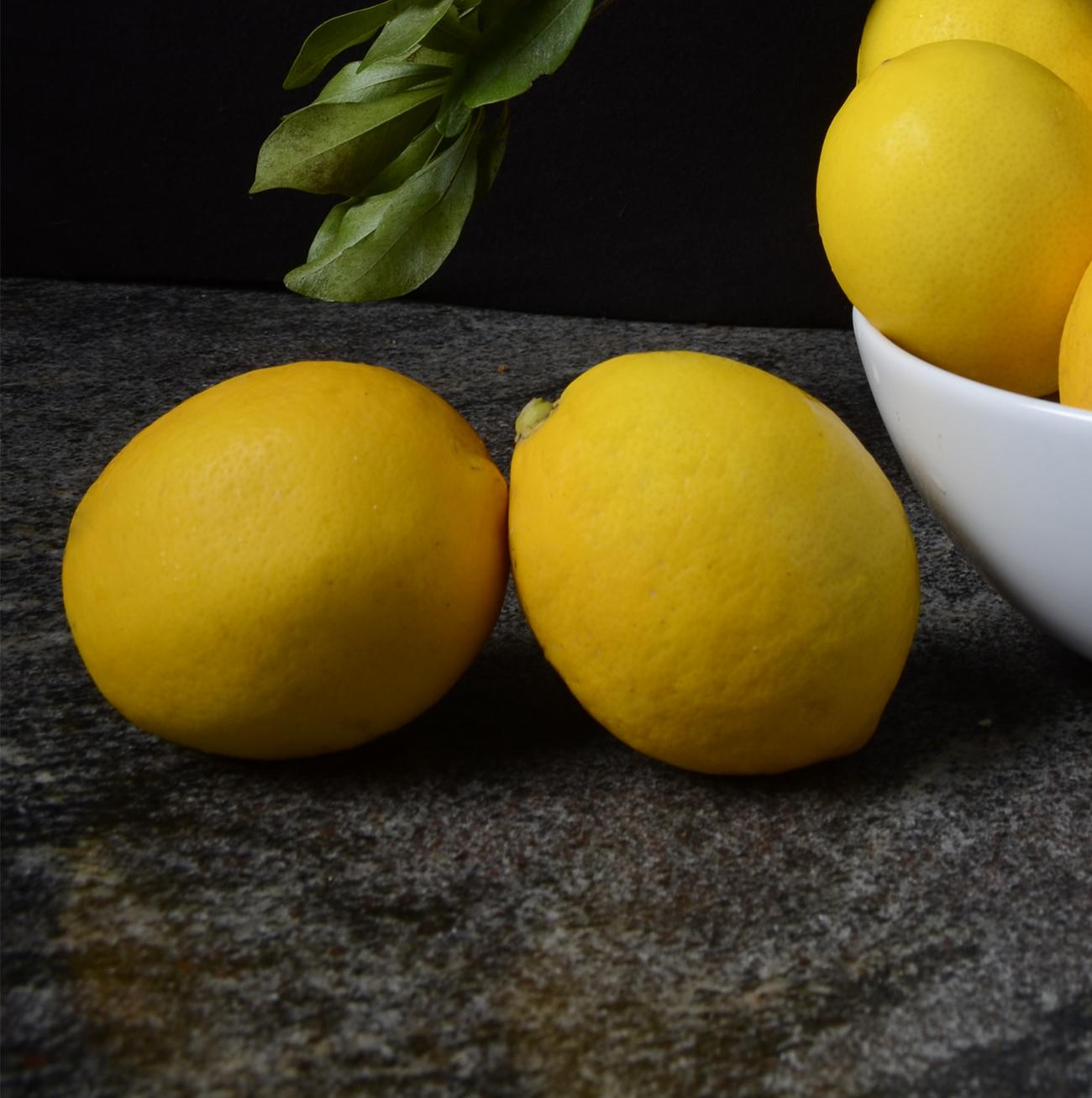 Limones II. From The Bodegones still life color photography  series - Photograph by Dora Franco