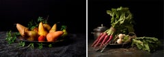 Peras con bandeja I und Nabos, Diptychon. Aus der Serie Bodegones
