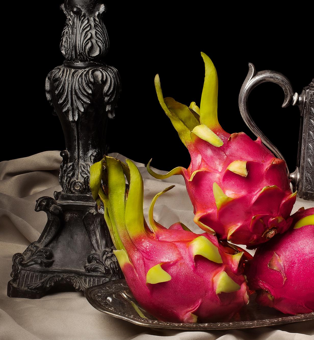 Pitayas. From The  Bodegones still life color photography  Series - Photograph by Dora Franco