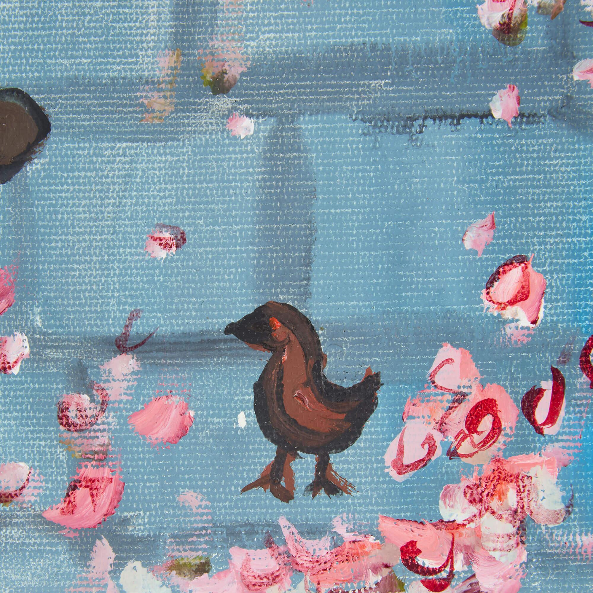 Die Geigerin im Frühling