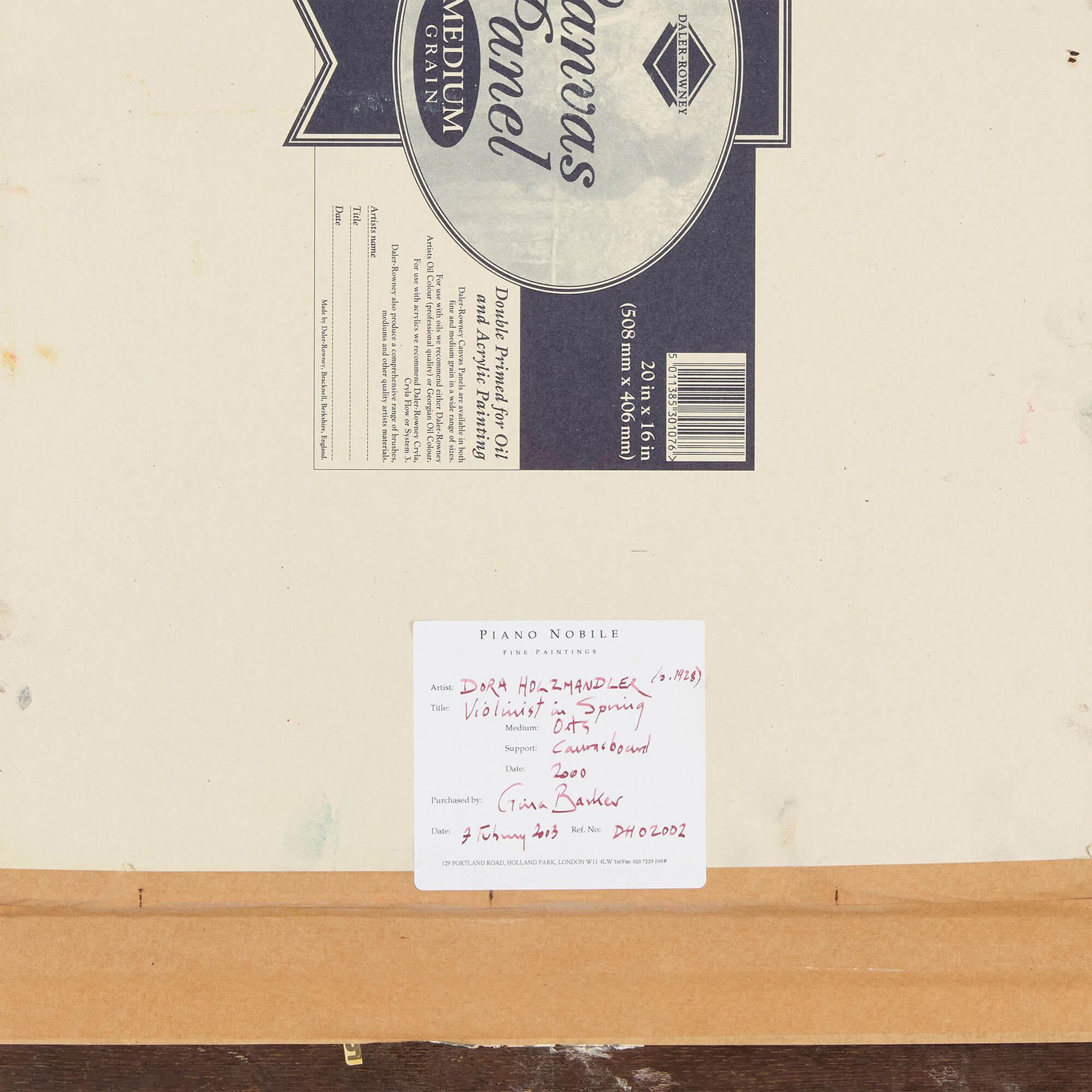 Die Geigerin im Frühling