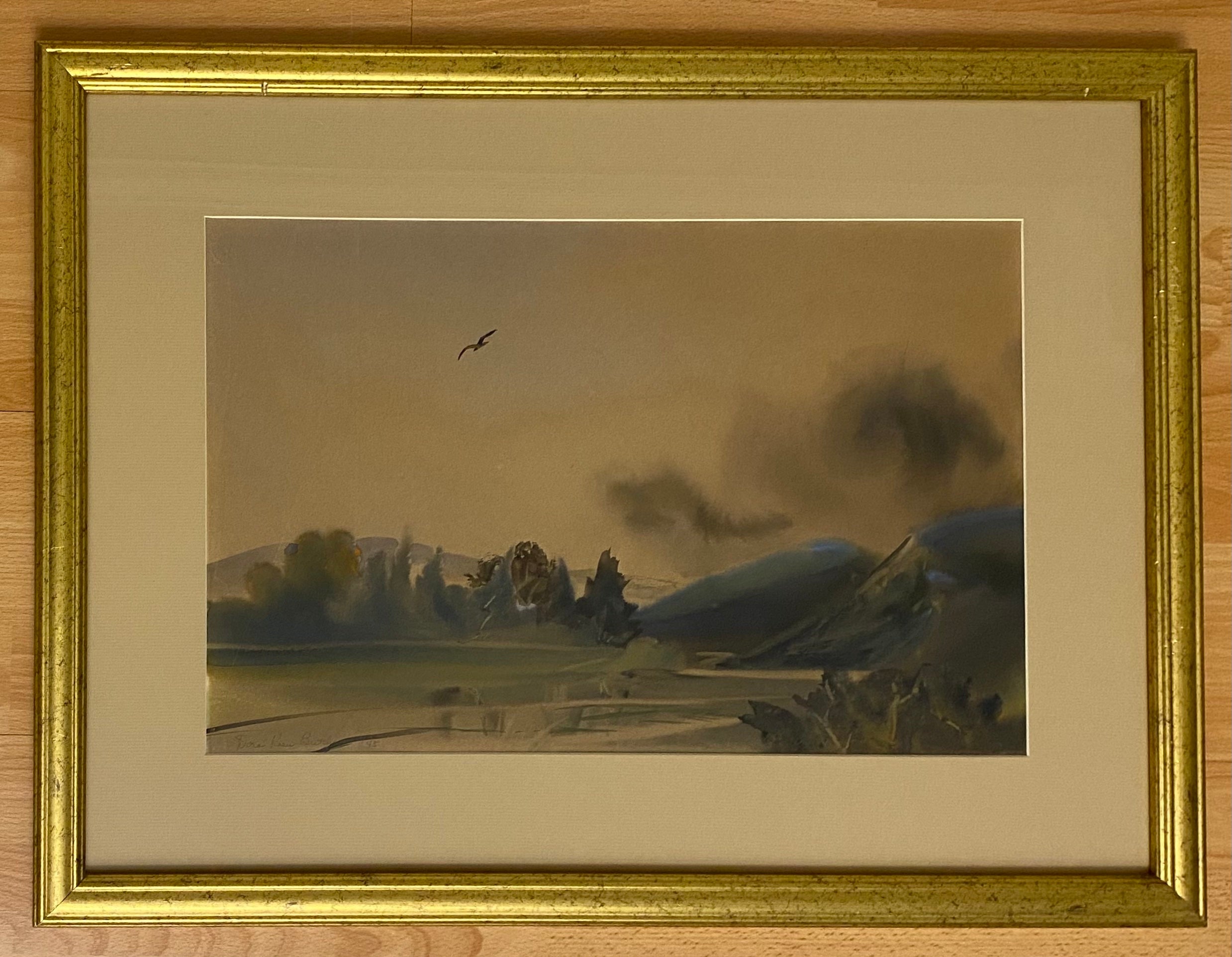 Dora Keen Butcher: Aquarellgemälde einer Hawaii-Inselszene (20. Jahrhundert) im Angebot